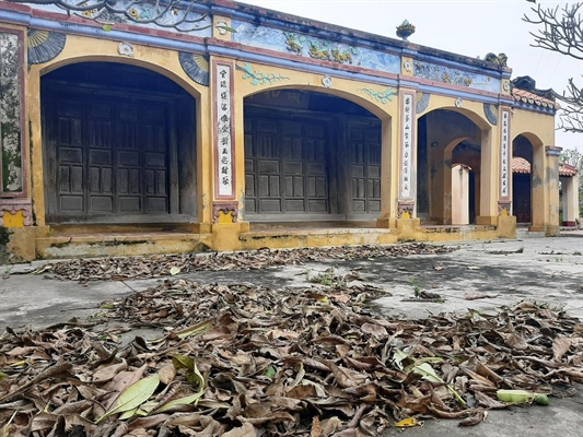 Tu bổ, tôn tạo di tích Đình làng Thuận Hòa, tỉnh Ninh Thuận