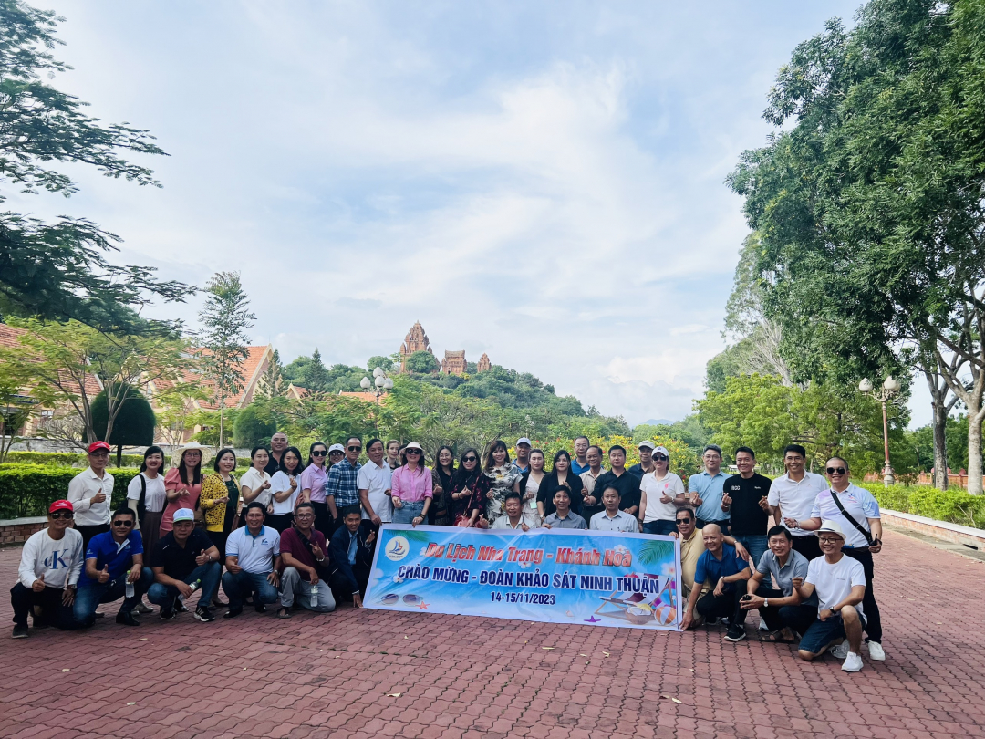 Đoàn công tác Sở Du lịch Khánh Hòa khảo sát du lịch tại tỉnh Ninh Thuận
