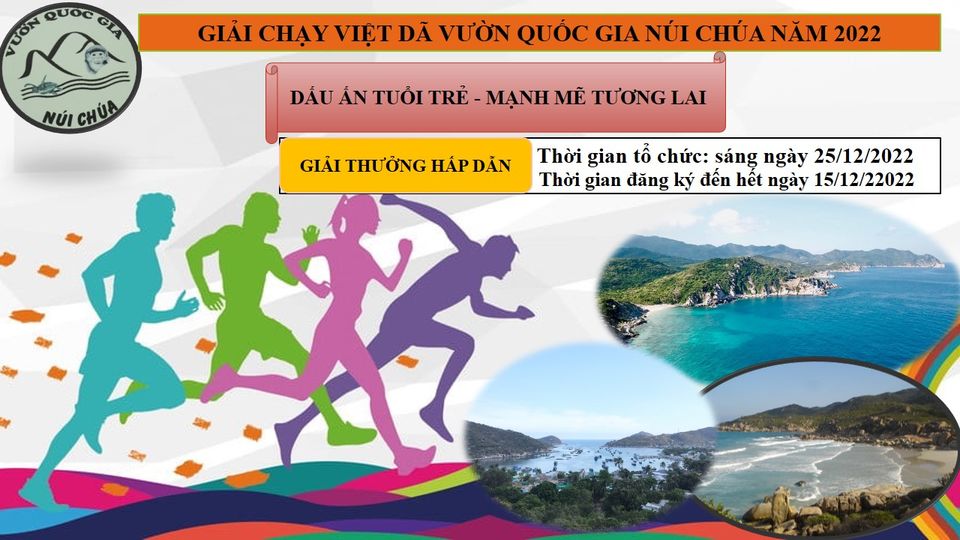 Giải chạy việt dã Vườn quốc gia Núi Chúa năm 2022