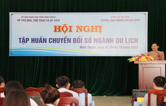 Hội nghị tập huấn chuyển đổi số ngành Du lịch Ninh Thuận