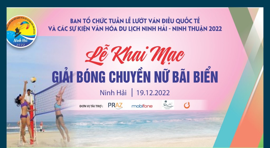 Giải Bóng chuyền bãi biển nữ Ninh Hải – Ninh Thuận được nhiều doanh nghiệp quan tâm