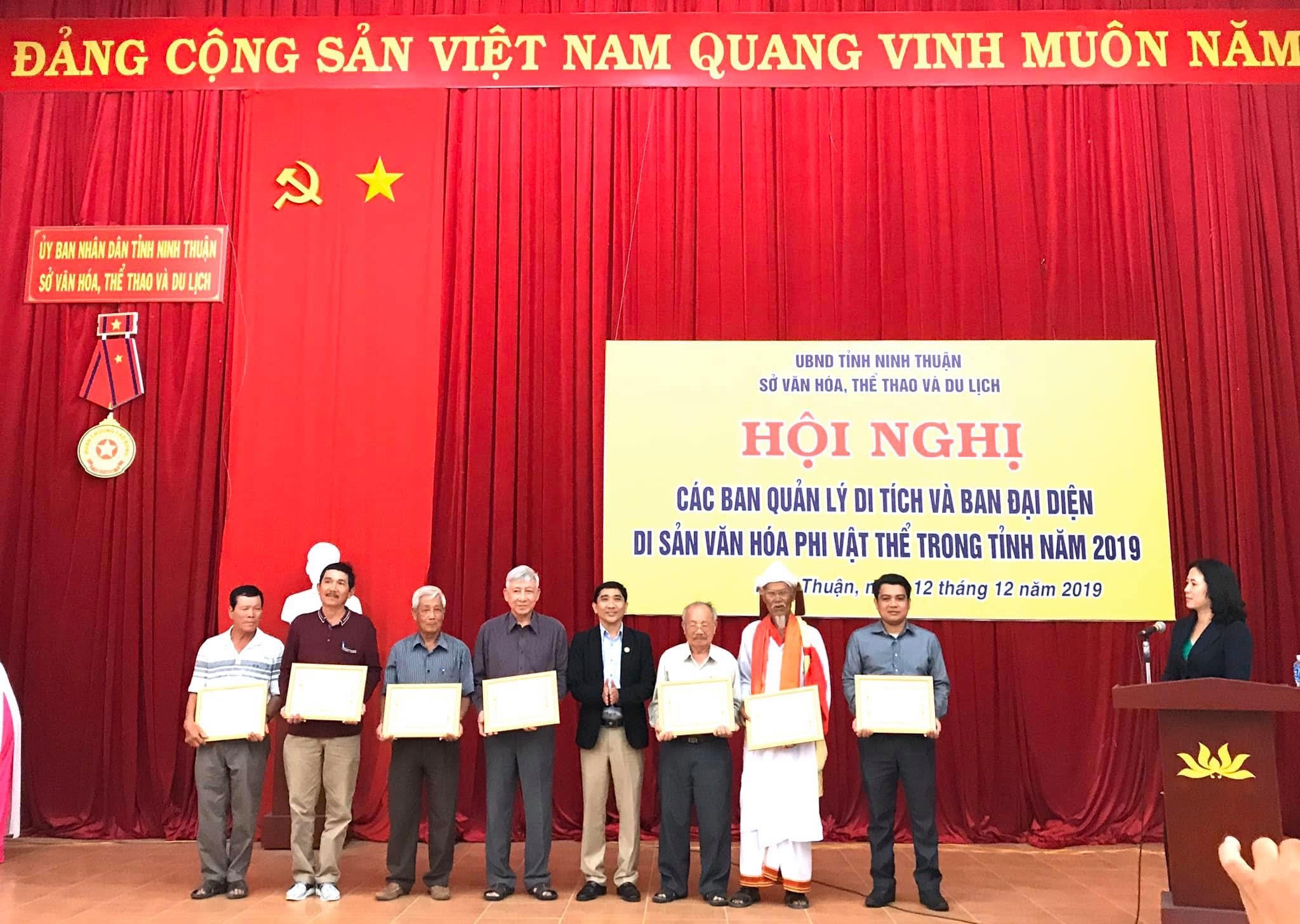 Ninh Thuận: Hội Nghị công tác quản lý, bảo tồn và phát huy các giá trị của di sản văn hóa năm 2019 và phương hướng, nhiệm vụ năm 2020
